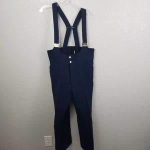 Vtg Austria Feller Hosen Snow pants Ski Bibs 34 Lg